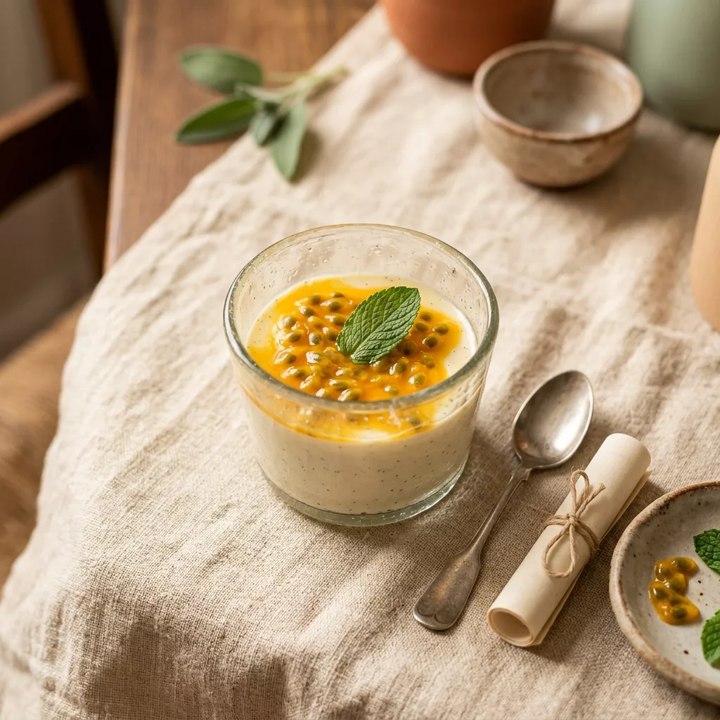Pannacotta à la passion