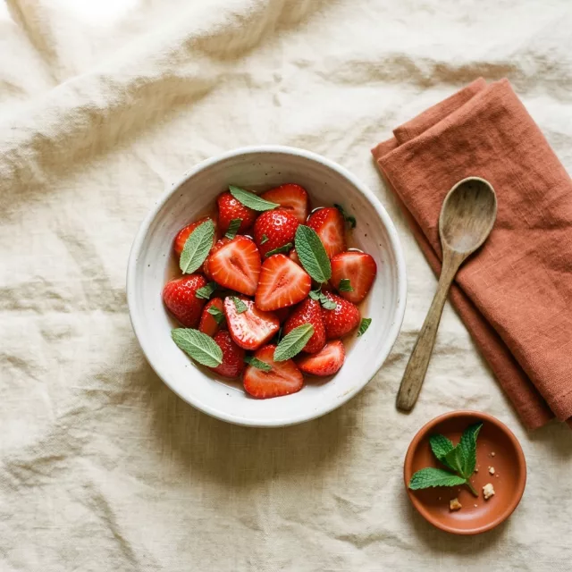 Salade de fraises