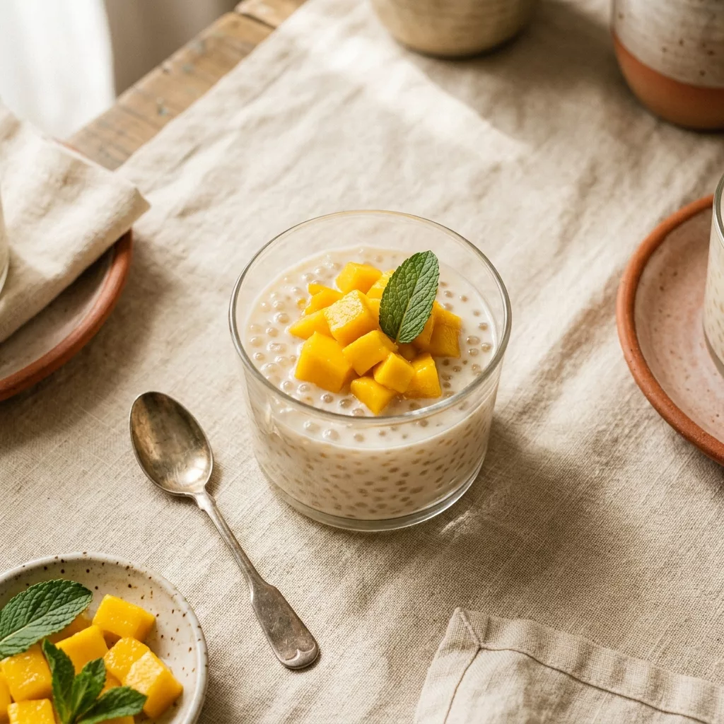 Perles de tapioca à la mangue